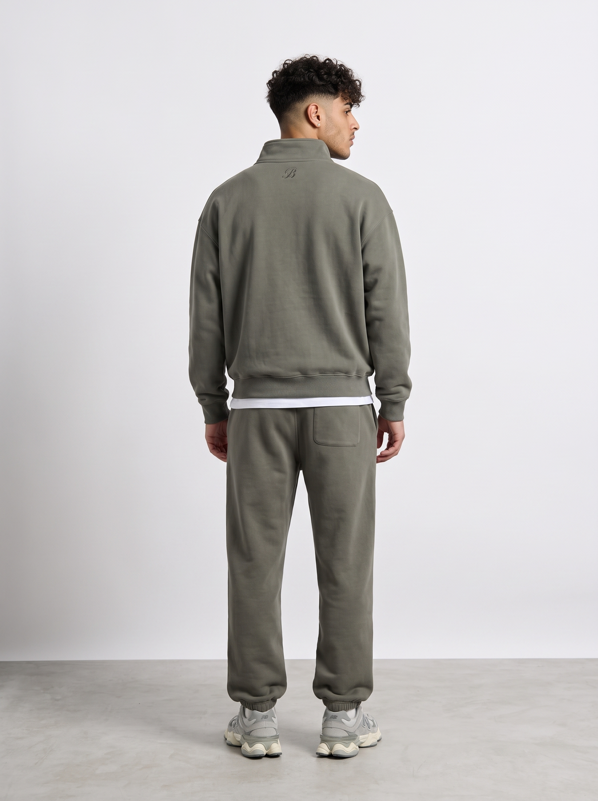 Ensemble jogging col zippé