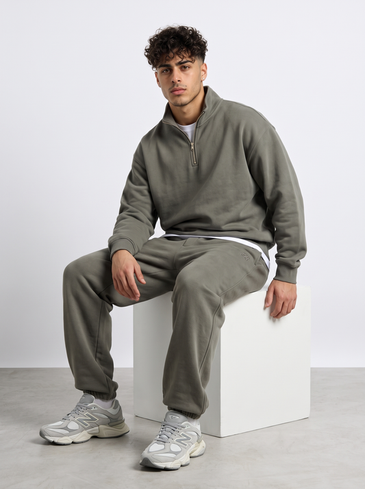 Sweat col zippé