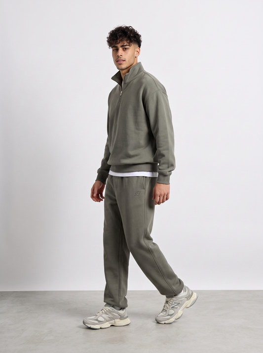Ensemble jogging col zippé
